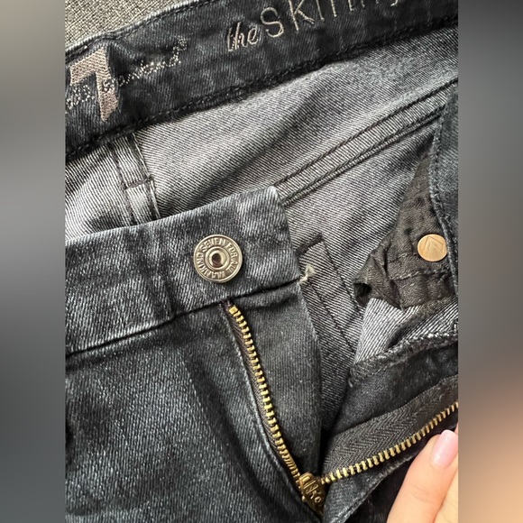 7 for all man kind distressed jeans “The Skinny” - Picture 4 of 5